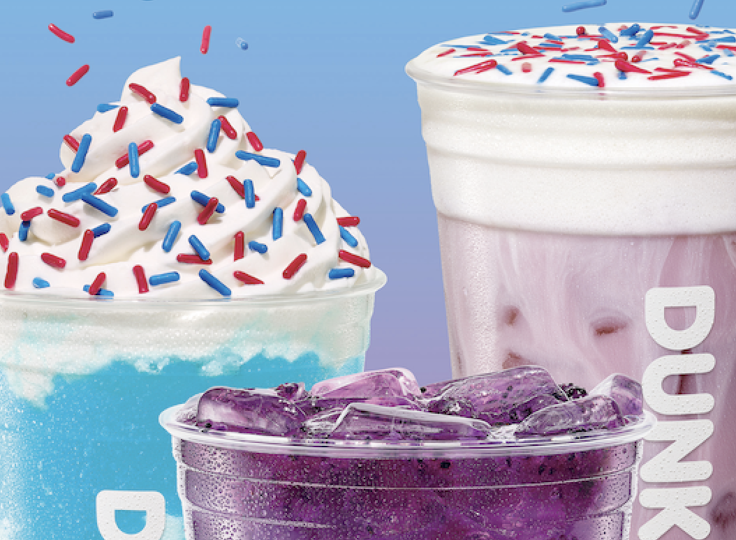 Dunkin'® Goes Full Red, White and Brew with Festive New Menu and